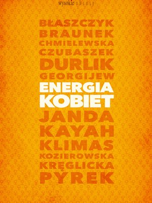 cover image of Energia kobiet